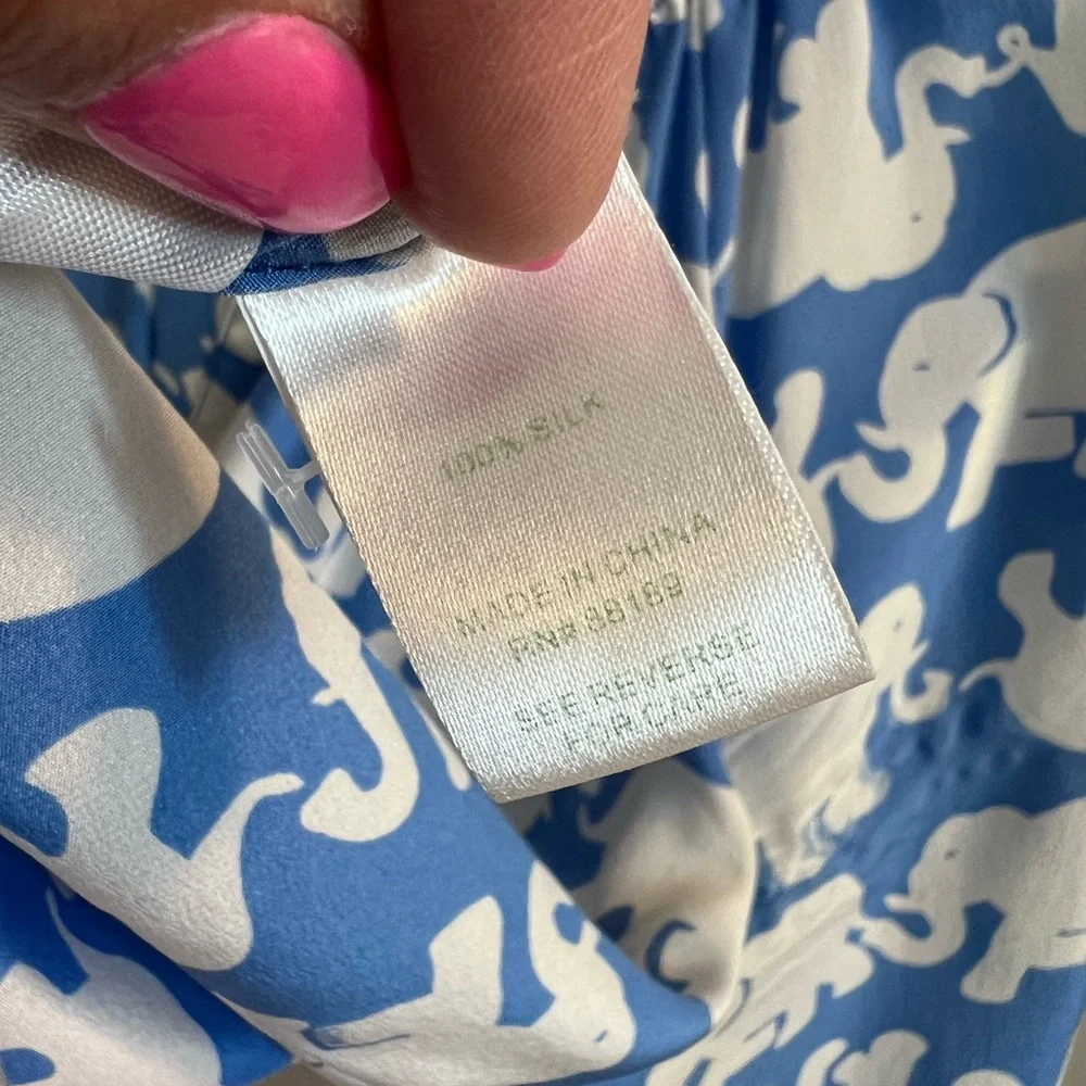 Lilly Pulitzer Tusk In Sun Elsa blouse - Picture 4 of 4